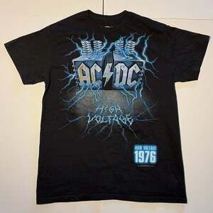 Liquid Blue AC/DC Live Wire High Voltage Short Sleeve Tee